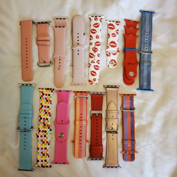 Authentic Michele Watch Band Lot of 20 Plus Unbranded Bands 36-Good Quality! - Picture 9 of 14